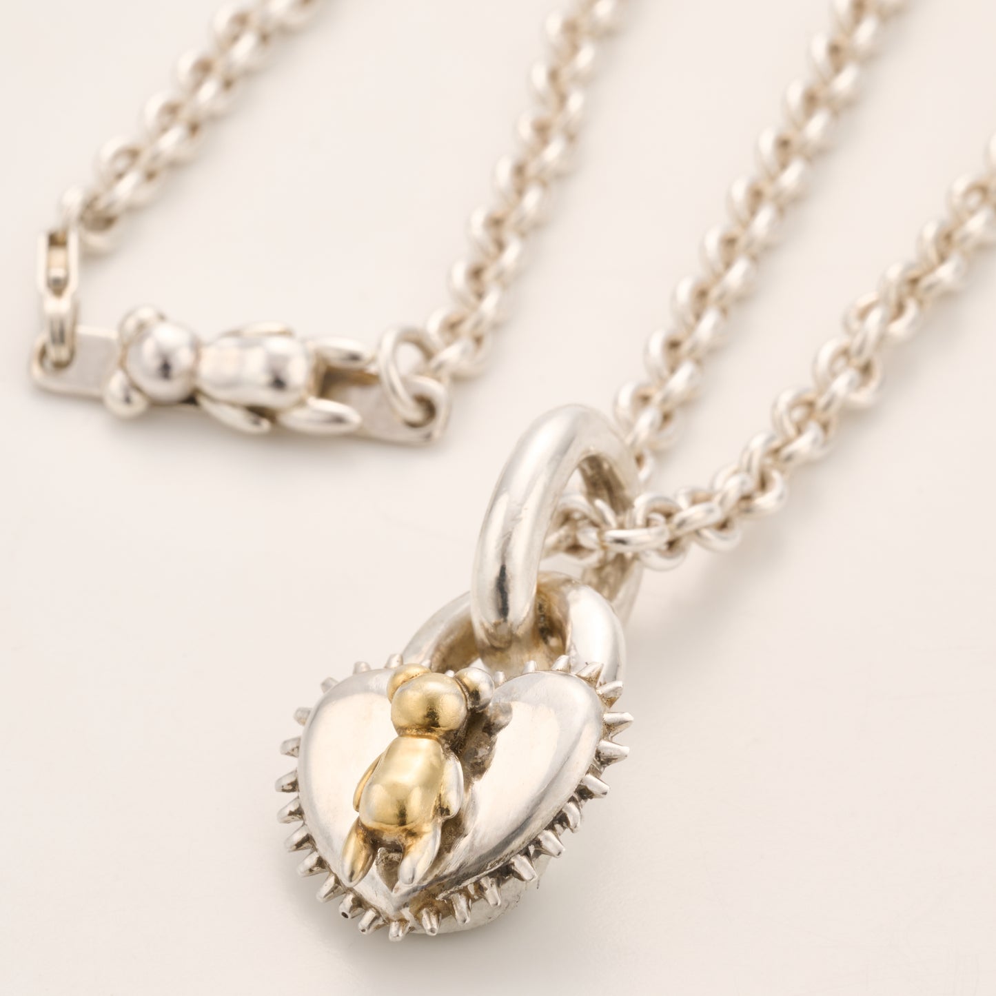 toge kuma heart necklace