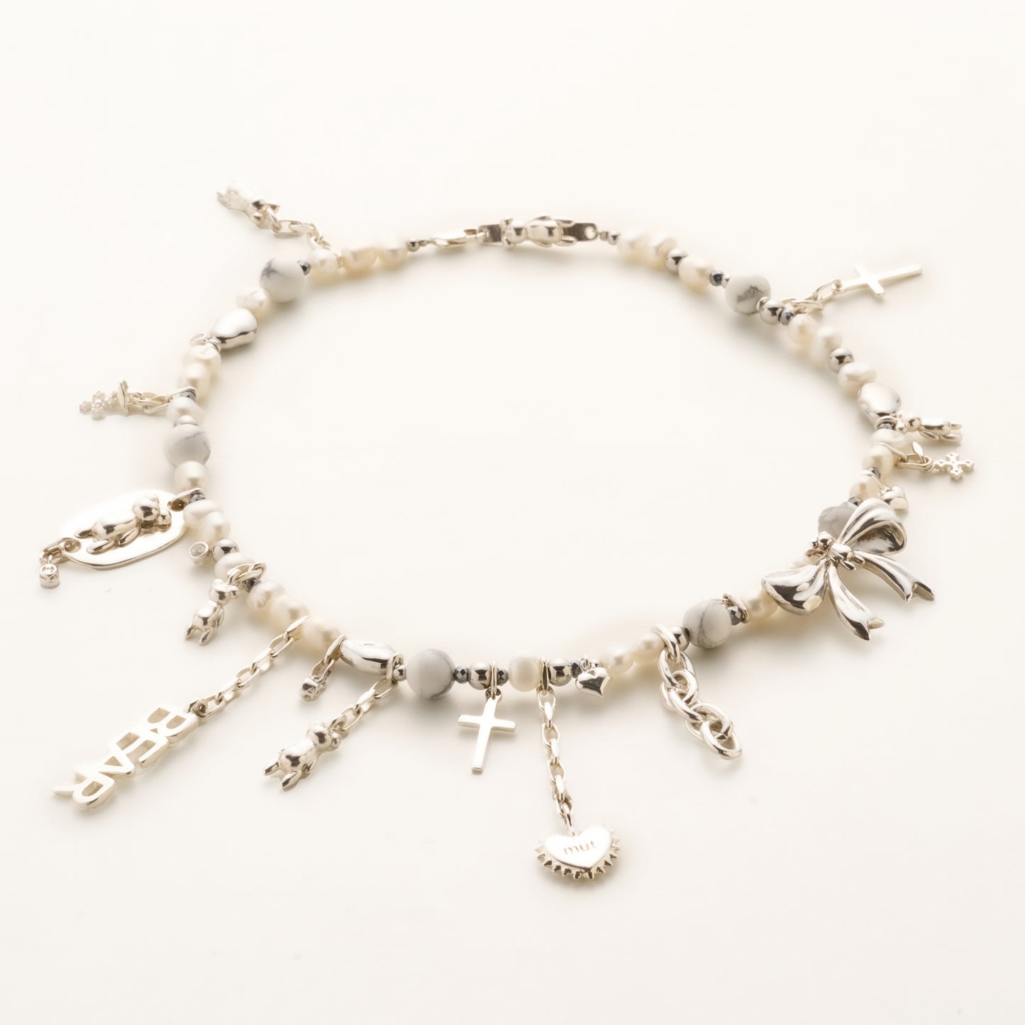 pearl combination necklace
