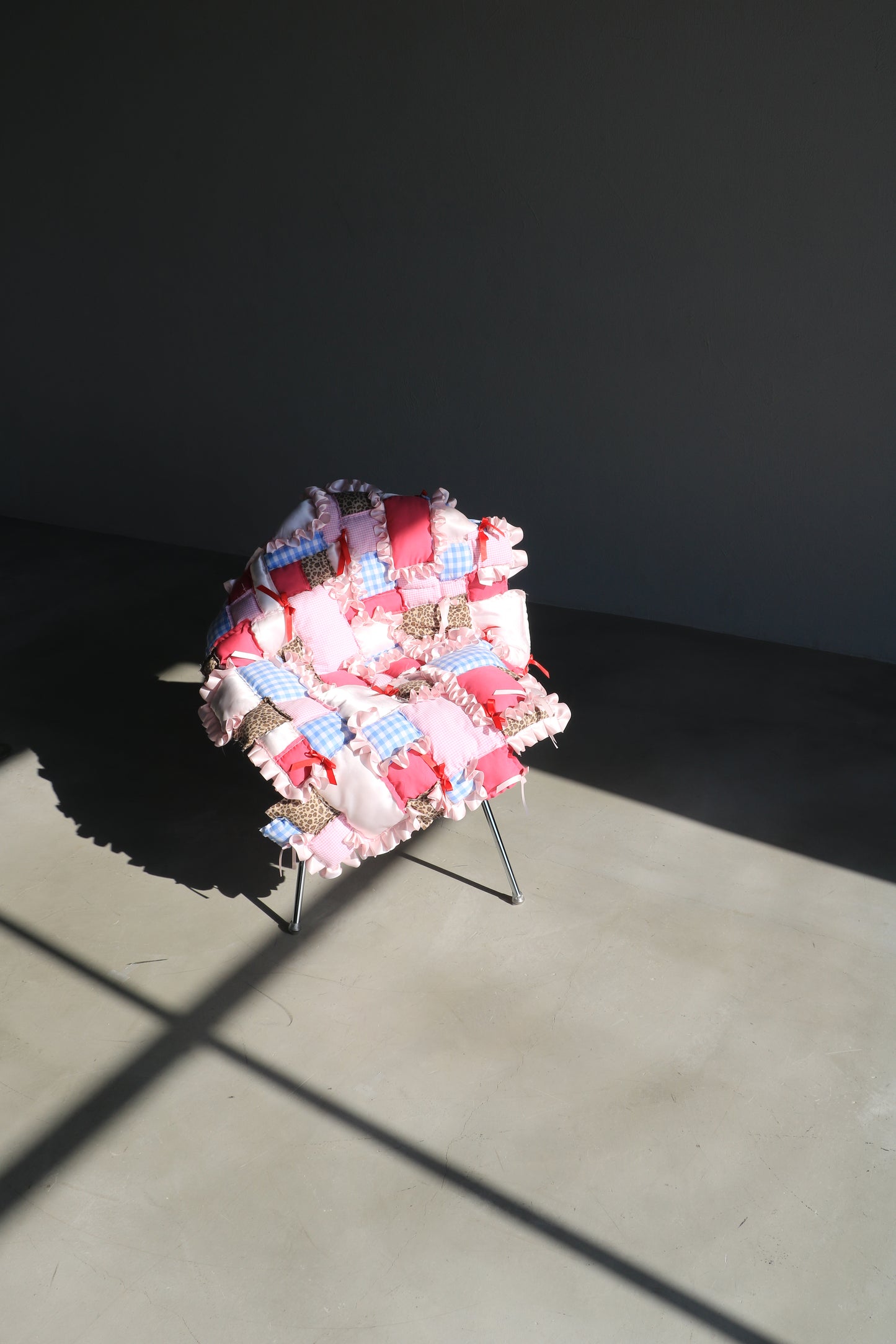 frill patchwork mulchket - small