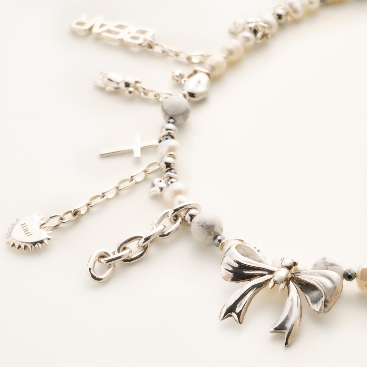 pearl combination necklace