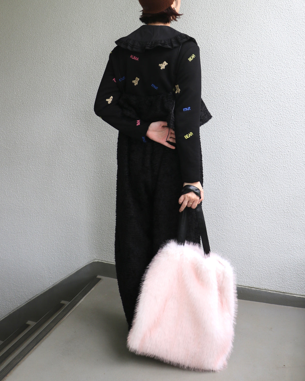 kuma embroiery cardigan