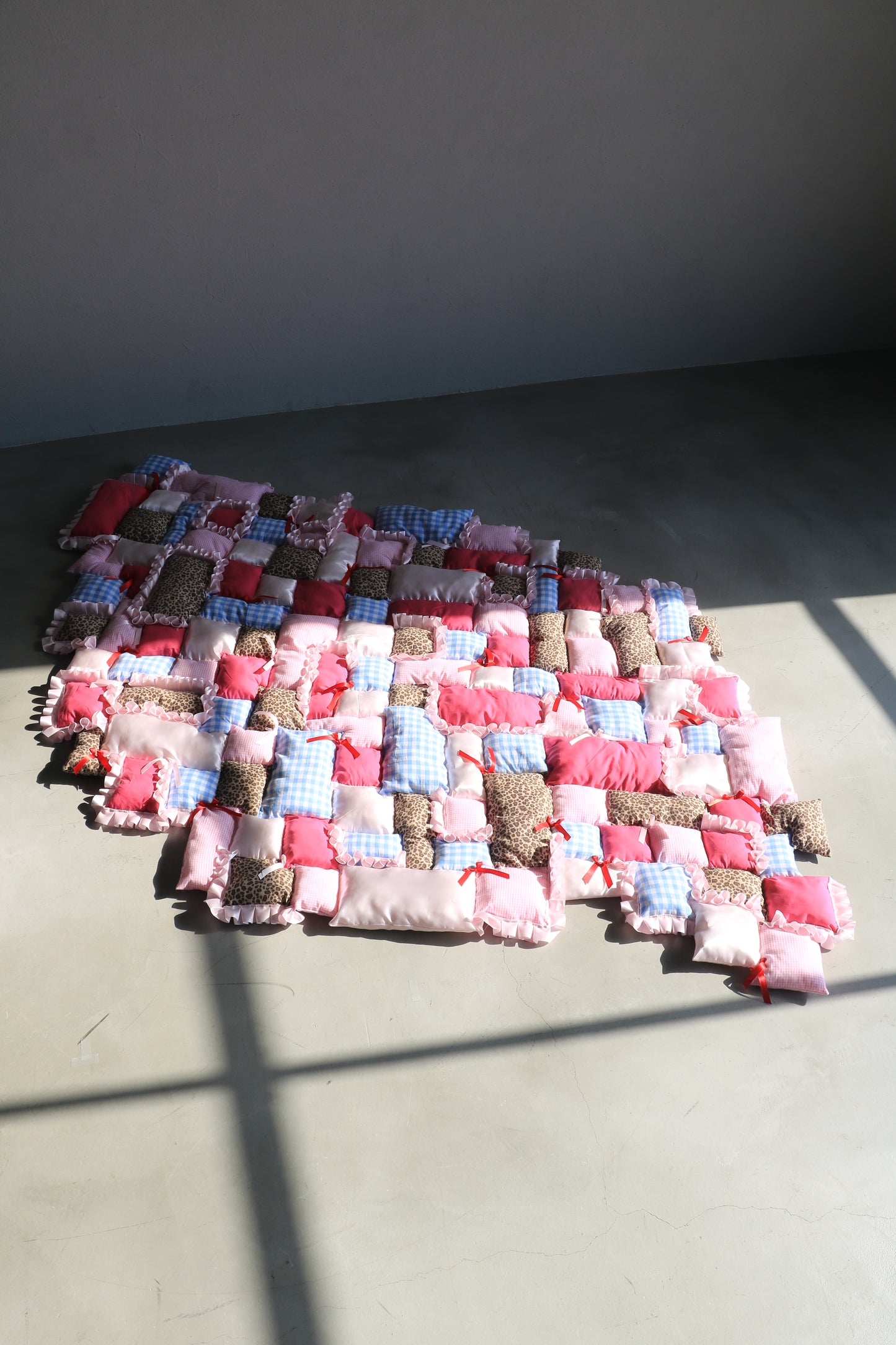 frill patchwork mulchket - large