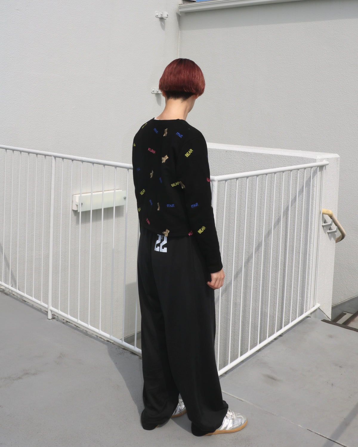 kuma embroiery cardigan