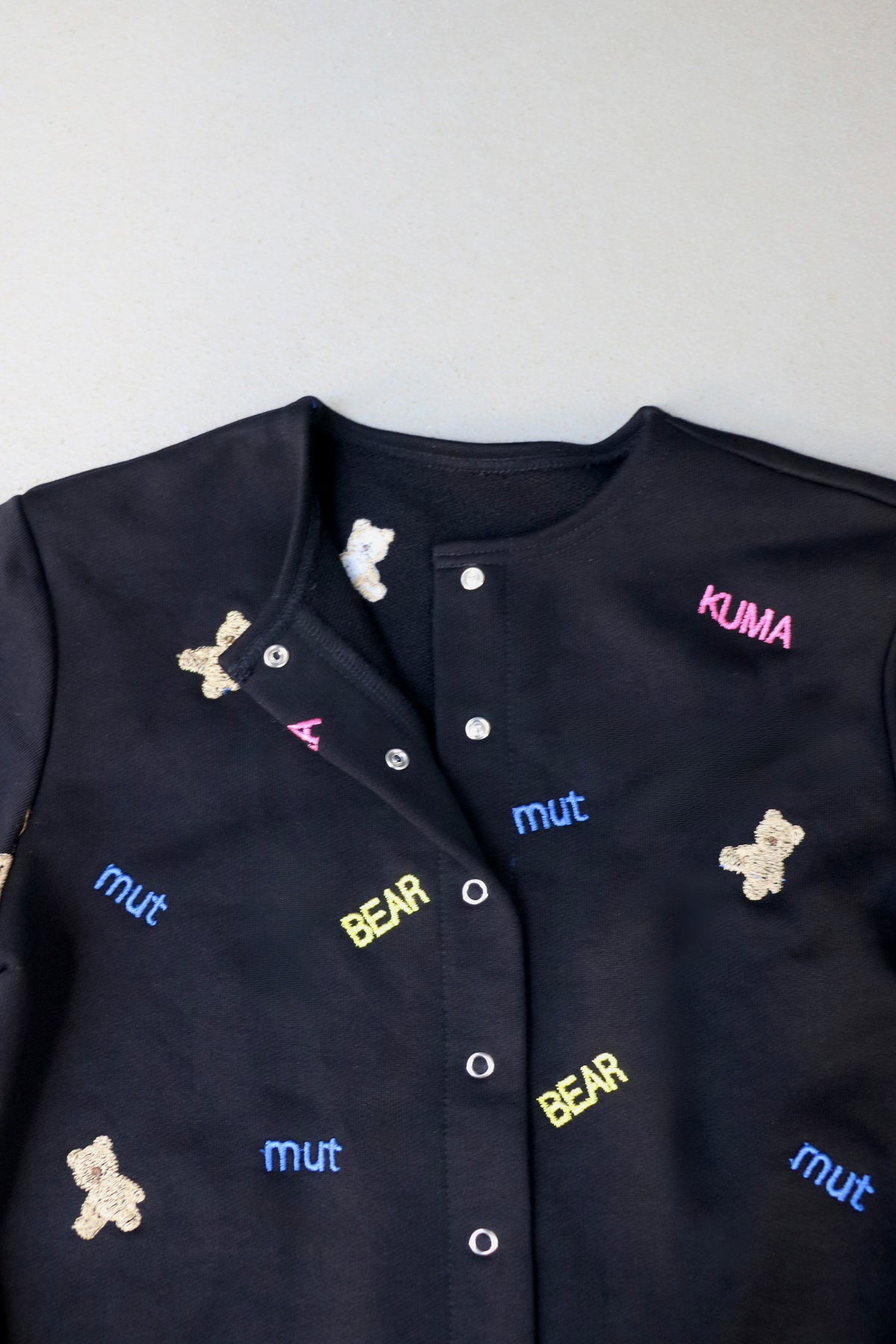 kuma embroiery cardigan