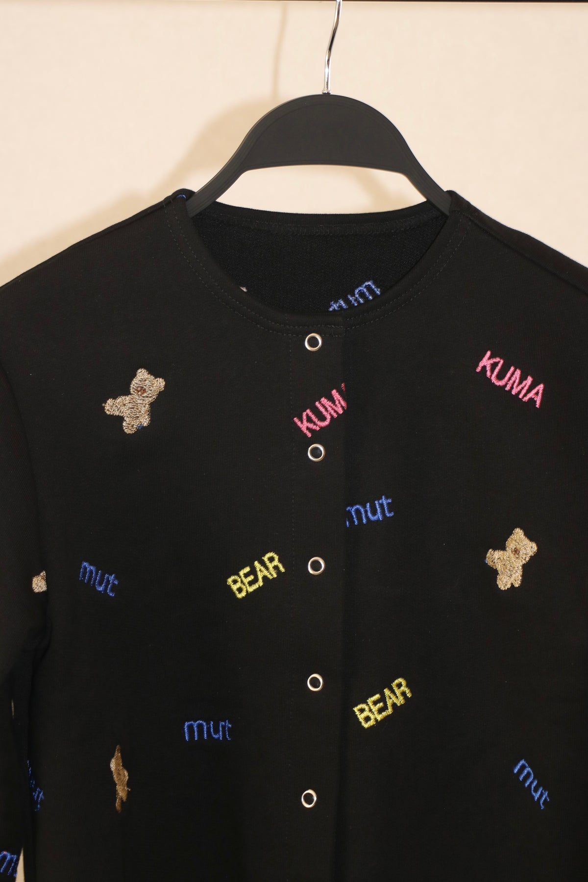 kuma embroiery cardigan