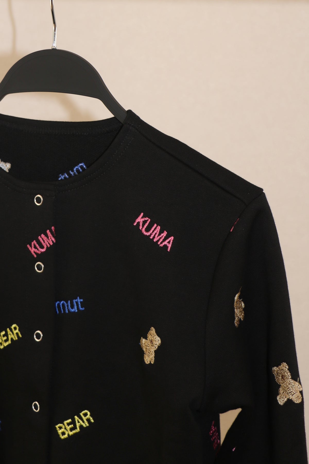 kuma embroiery cardigan