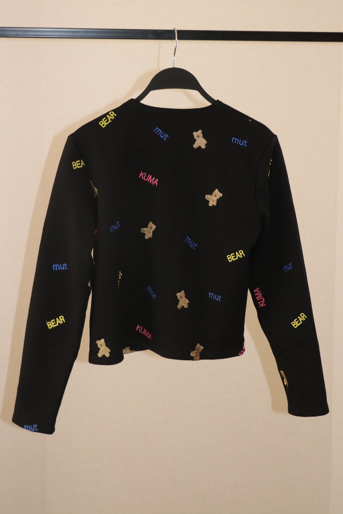 kuma embroiery cardigan